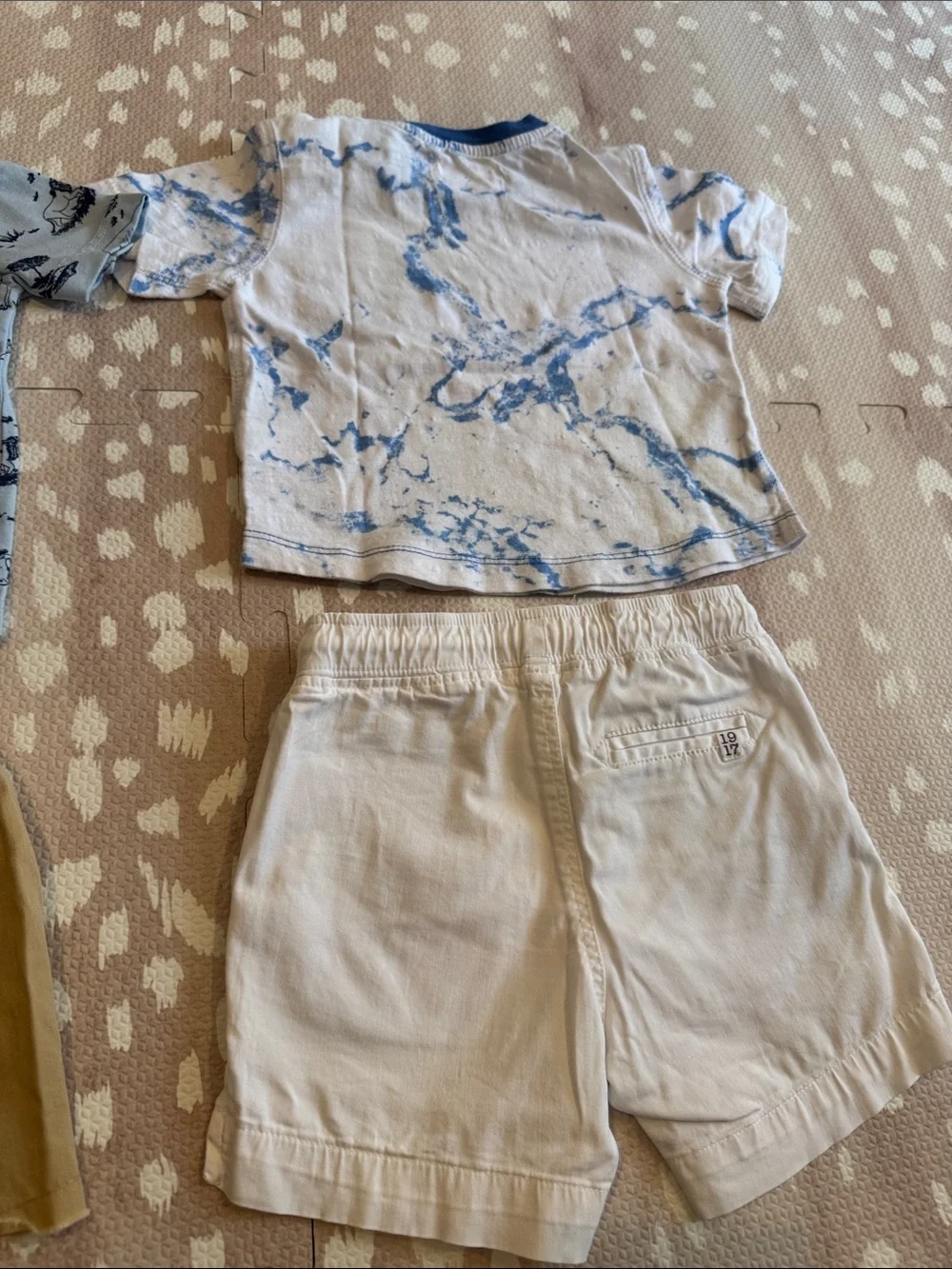 Sovereign Code Boys 18M Bundle 2 Matching Outfits 4 Pc Safari & Marble Sets